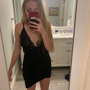 black dress
